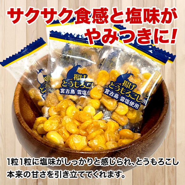 小袋 おつまみ 揚げとうもろこし 約36g 塩味(約7個〜9個)