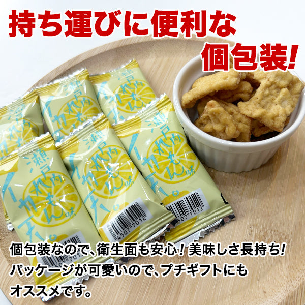 小袋 おつまみ イカ天瀬戸内レモン 約22g(約15袋) 個包装