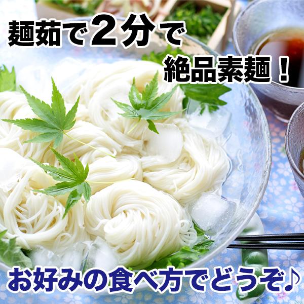 島原伝統 手延べ素麺(そうめん) (50g×5束)×5袋