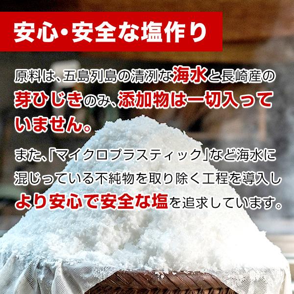 長崎 五島列島の恵 矢堅目の塩 50g2袋 藻塩50g1袋