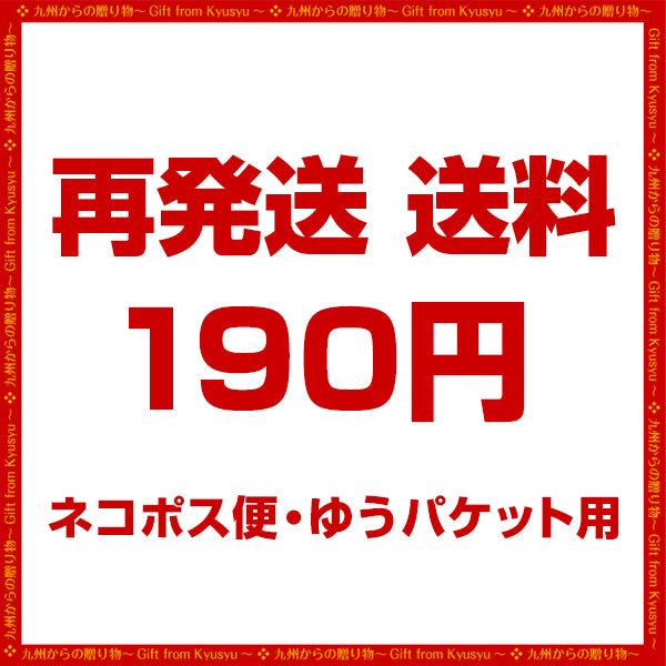 送料の一部ご負担 190円 再送料