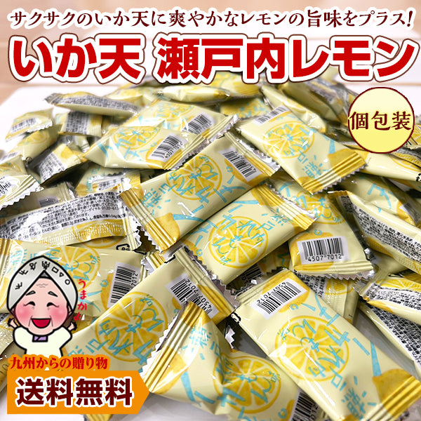 小袋 おつまみ イカ天瀬戸内レモン 約22g(約15袋) 個包装