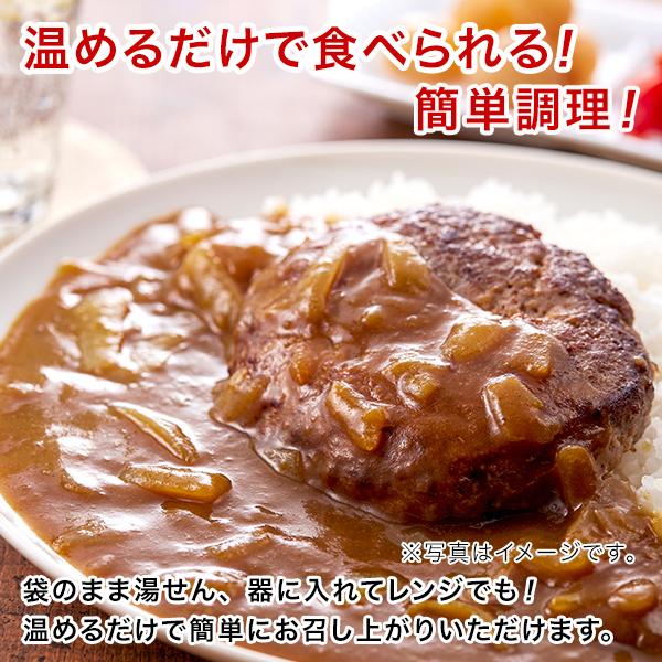 国産鶏ハンバーグカレー 4袋 中辛