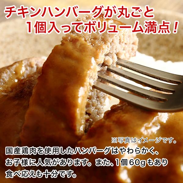 国産鶏ハンバーグカレー 4袋 中辛