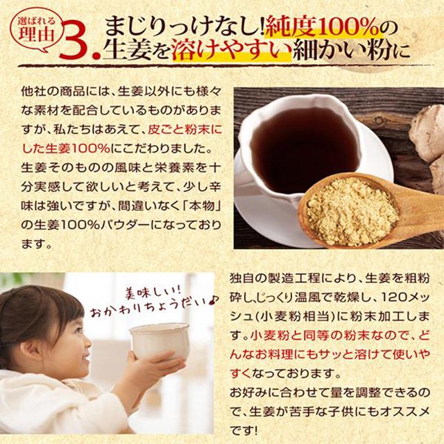 長崎県産 しょうが パウダー 60g×2袋 純度 国産100%