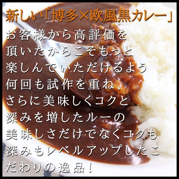 博多 欧風黒カレー 4食セット