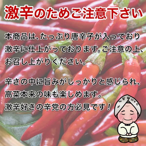 激辛 辛子高菜たっぷり500g 油炒め 業務用