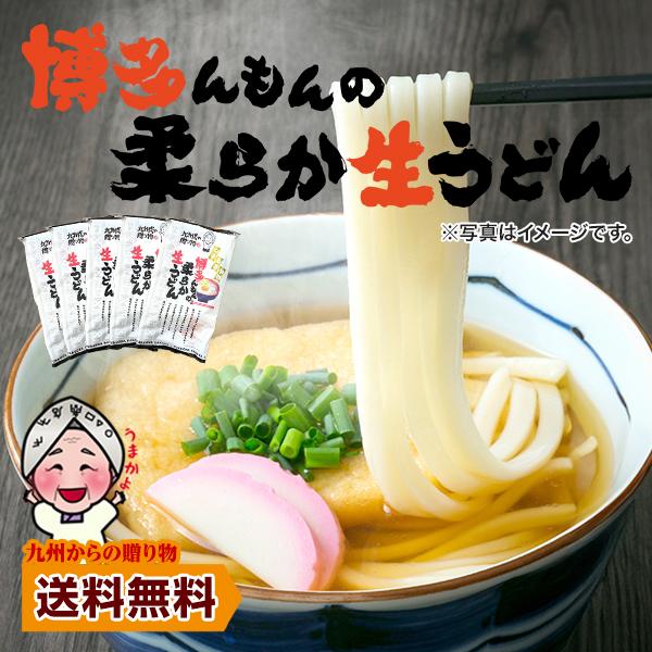 博多んもん 柔らか生うどん 5人前