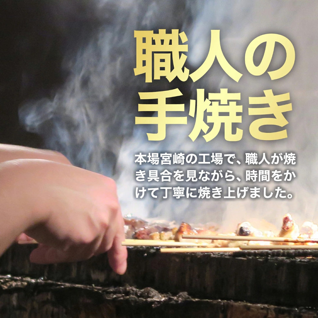 宮崎名物 鶏の炭火焼き 100gX3袋 国産100％ 職人が手焼き