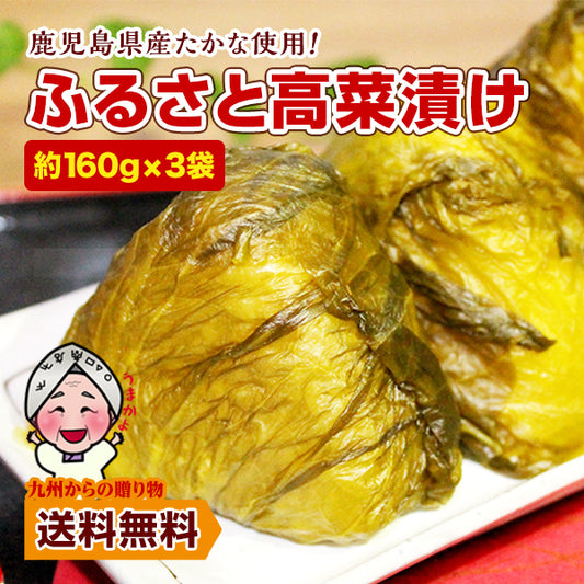 鹿児島県産 たかな漬 160×3袋